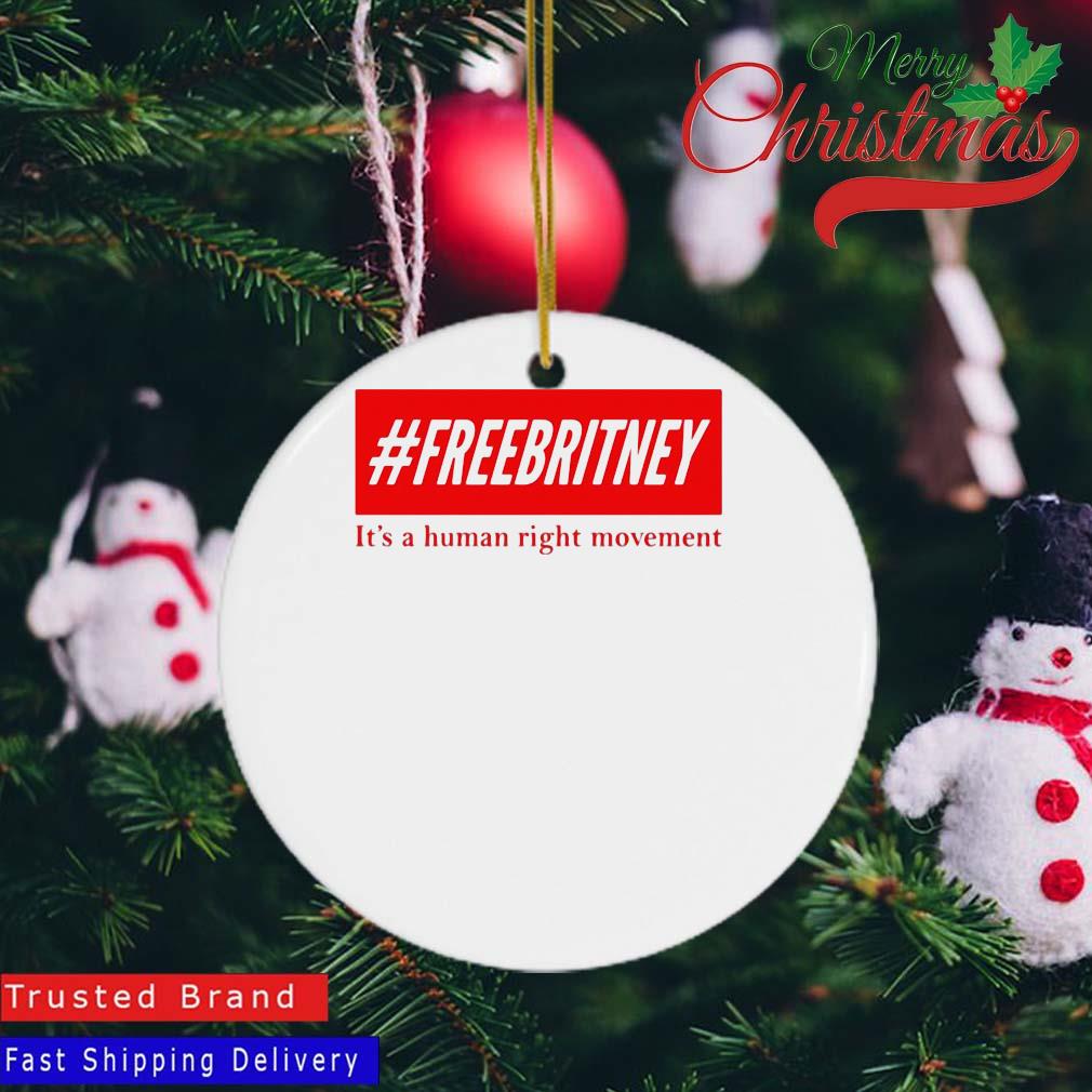 #Freebritney it's a human rights movement Ornament