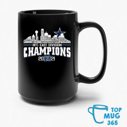 Dallas Cowboys Skyline NFC East Division Champions 2021 Mug