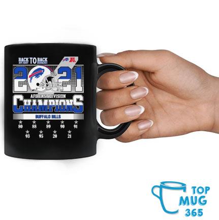 Buffalo Bills back to back AFC East 2020 2021 AFC East Division Champions  Mug, hoodie, sweater, long sleeve and tank top