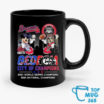 Mickey Mouse Georgia Bulldogs Atlanta Braves Georgia Year Of The Champions  Shirt, hoodie, sweater, long sleeve and tank top