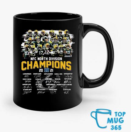 Green Bay Packers 2021 NFC north division Champions signatures shirt,  hoodie, sweatshirt and tank top