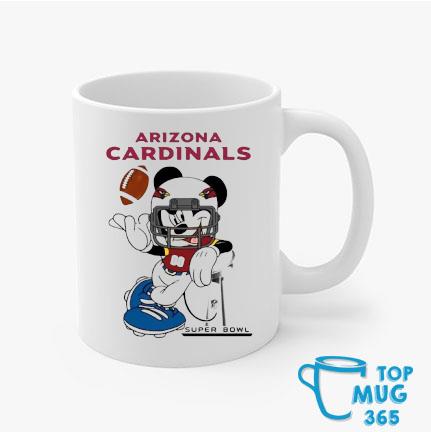 Arizona Cardinals Mickey Mouse Disney Super Bowl Football Mug