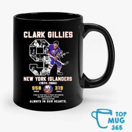 9 Clark Gillies New York Islanders 1974-1986 always in our hearts