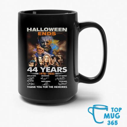 Halloween Ends 44 Years 1978 2022 Signatures Thank You For The Memories Mug