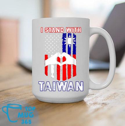 I Stand With Taiwan Support Taiwanese ' American Flag Mug