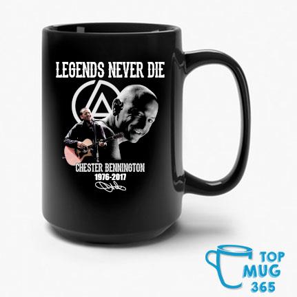 Legends Never Die Chester Bennington 1976 2017 Signatures Mug