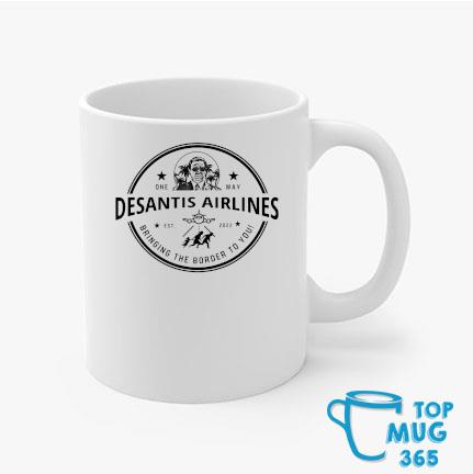 DeSantis Airlines Badge Political Meme Ron DeSantis Est 2022 Mug Mugs