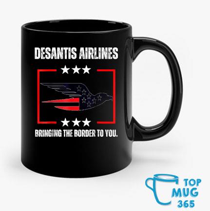 DeSantis Airlines Political Meme Ron DeSantis Usa Flag Eagle T-Mug Mug den