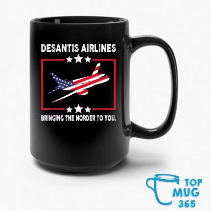 DeSantis Airlines Political Meme Us Flag T-Mug