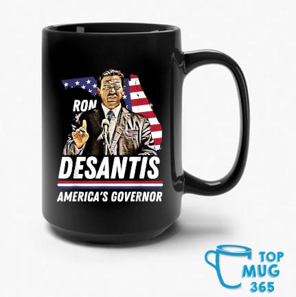 Ron Desantis America's Governor Florida US Flag Mug