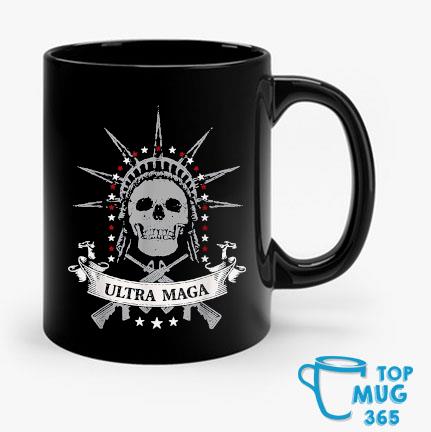 Ultra MAGA Patriotic America Republican Pride Trump US Flag 2022 Mug Mug den
