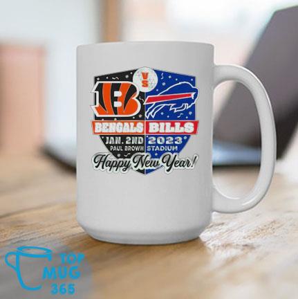 Cincinnati Bengals Vs Buffalo Bills Jan 2nd 2023 Paul Brown Stadium Happy  New Year Shirt, hoodie, sweater, lo… in 2023