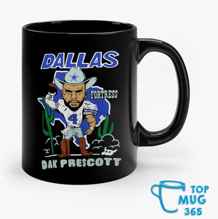 Dak Prescott Dallas Cowboys Homage Caricature Player Tri-Blend Mug