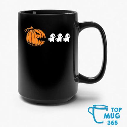 Halloween Pumpkin Pacman Ghost Mug