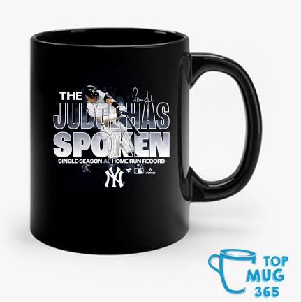New York Yankees Aaron Judge American League Home Run Record Big ' Tall Signature Mug Mug den
