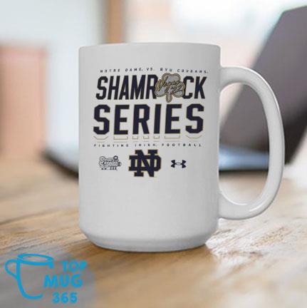Notre Dame Fighting Irish Vs BYU Cougars Shamrock Series Mug