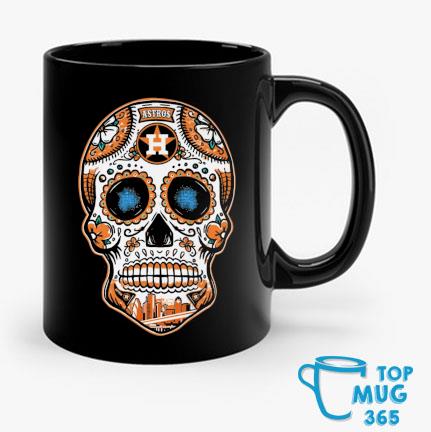 Houston Astros Coffee Tumbler Useful Sugar Skull Astros Gifts For