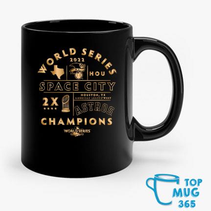 Houston Astros Two-Time World Series Champions Gold Mug Mug den