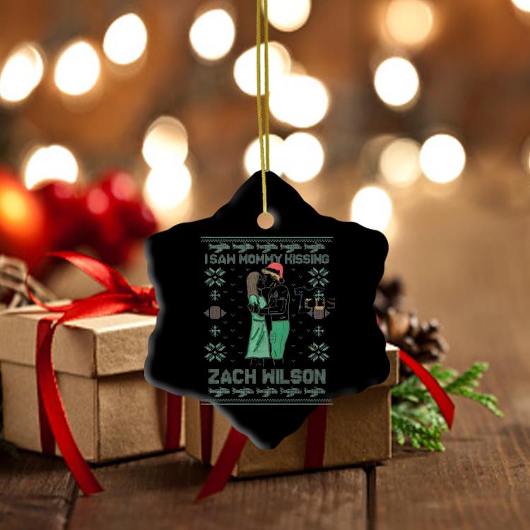 I saw mommy kissing zach wilson ugly Christmas sweater, hoodie, longsleeve  tee, sweater