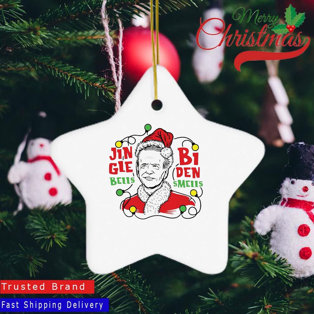 Santa Biden Jingle Bells Biden Smells Christmas 2022 Ornament Star