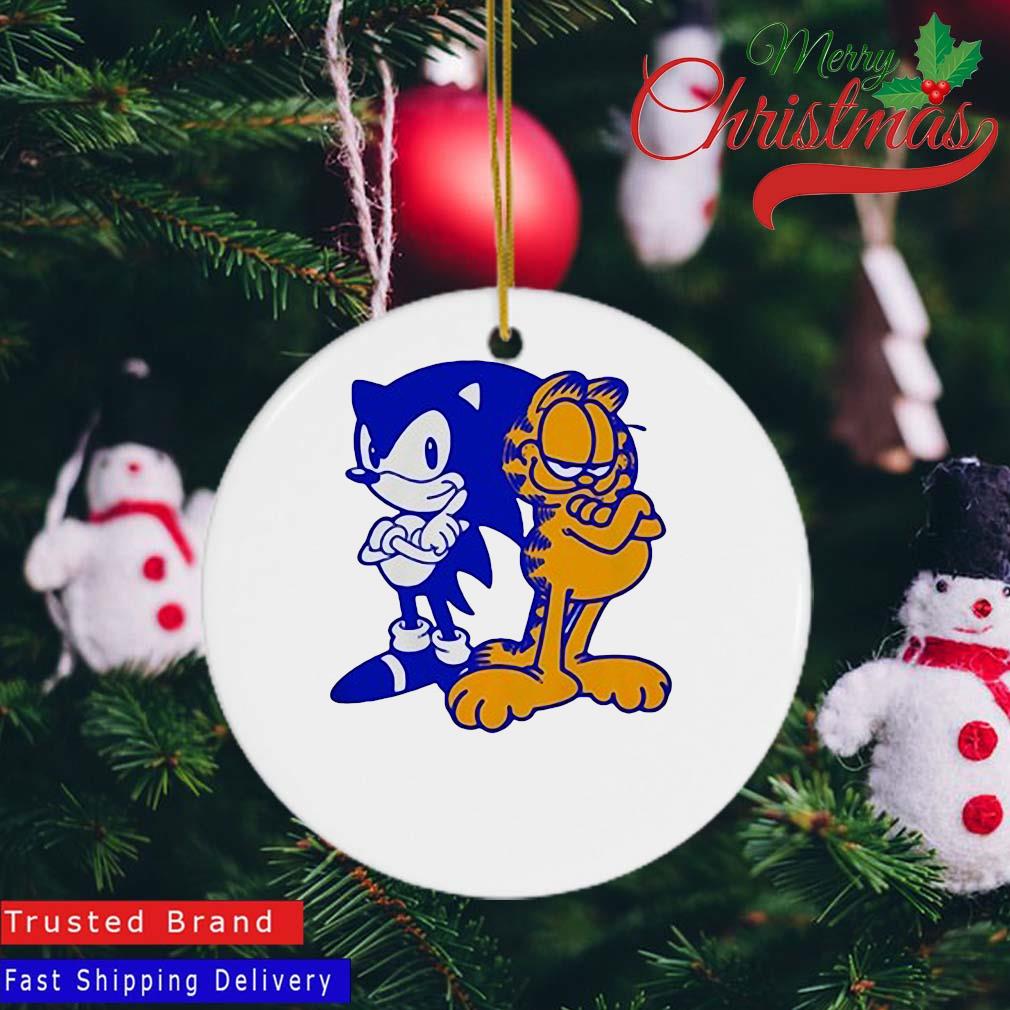 Sonfield Sonic And Garfield Ornament