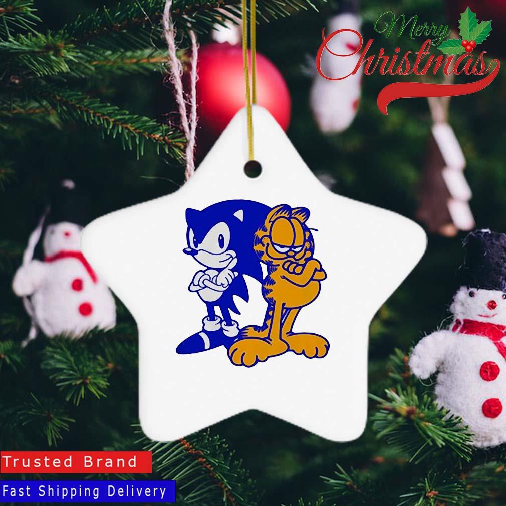 Sonfield Sonic And Garfield Ornament Star