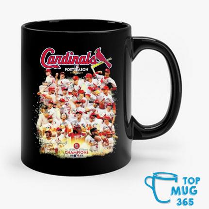 St. Louis Cardinals Postseason NL Central Division Champions 2022 Signatures Mug Mug den