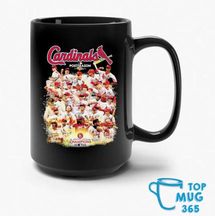St. Louis Cardinals Postseason NL Central Division Champions 2022 Signatures Mug