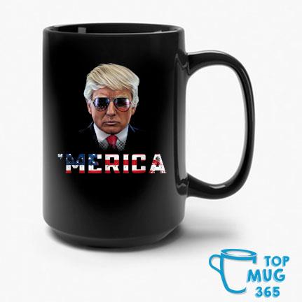 Trump 4th Of July Merica Trump Vintage Retro T-Mug