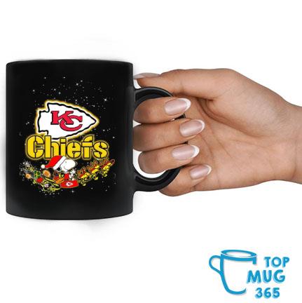 Nfl Kansas City Chiefs Snoopy And Woodstock Christmas Mug, hoodie, sweater,  long sleeve and tank top