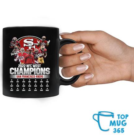 Signatures San Francisco 49ers 2022 NFC west champions shirt, hoodie,  sweater, long sleeve and tank top