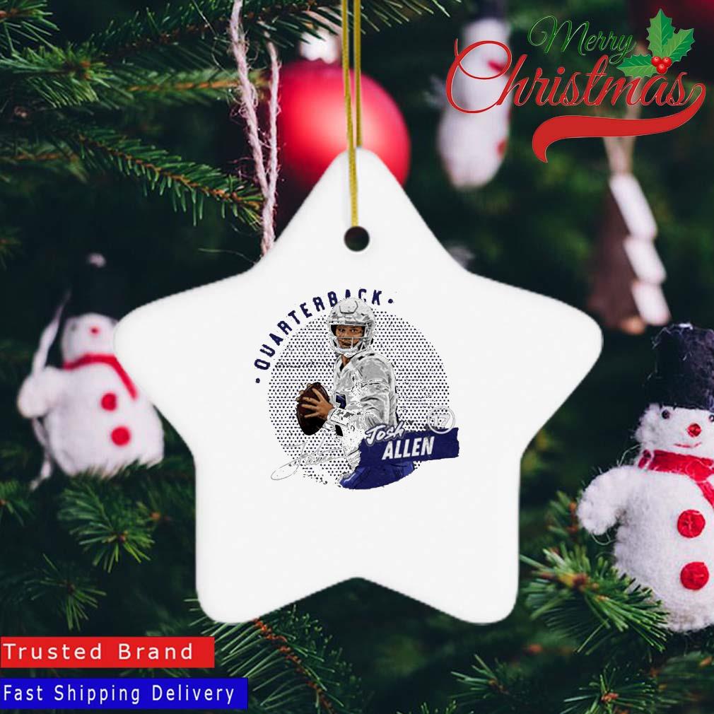 Josh Allen Buffalo Bills signature ornament tree Decoration