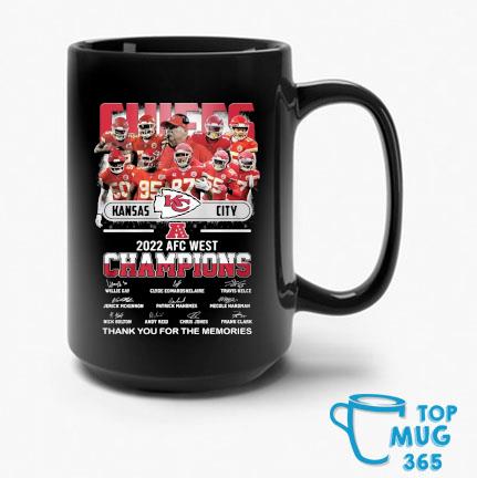 Kansas City Chiefs 2022 AFC West Champions Signatures Players Thank You For  The Memories Shirt, hoodie, sweater, long sleeve and tank top