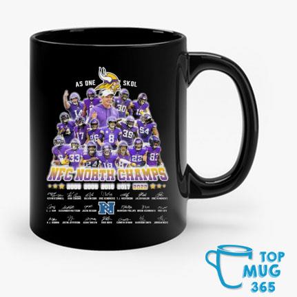 Minnesota Vikings 2022 NFC North Champions Go Vikings Signatures Shirt,  hoodie, sweater, long sleeve and tank top