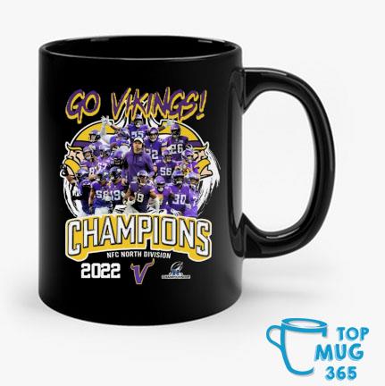 Minnesota Vikings Player Names Skyline NFC North Division Champions 2022  shirt, hoodie, sweater, long sleeve and tank top