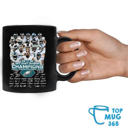 2022 NFC East Division Champions Philadelphia Eagles Signatures Mug,  hoodie, sweater, long sleeve and tank top