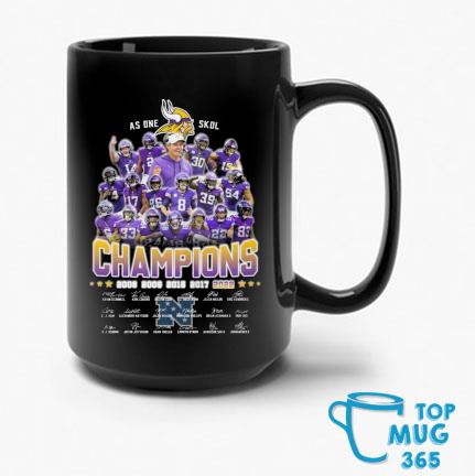 Official Minnesota Vikings As One Skol Champions 2008-2022