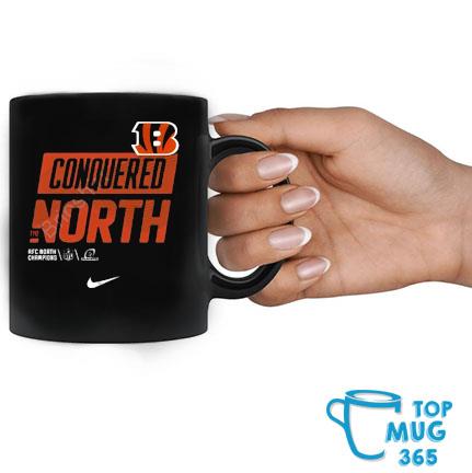 Cincinnati Bengals Conquered North AFC North Champions Mug, hoodie,  sweater, long sleeve and tank top