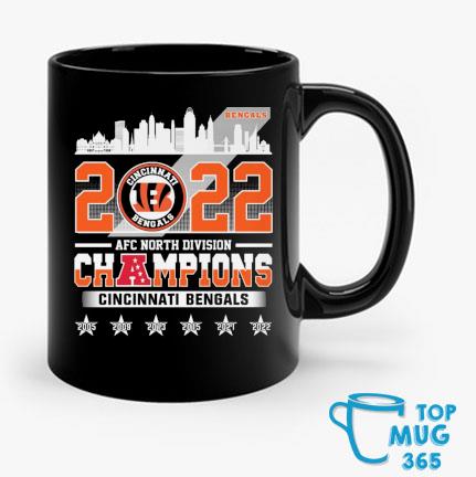 Cincinnati Bengals 2022 AFC North Division Champions Skyline Shirt