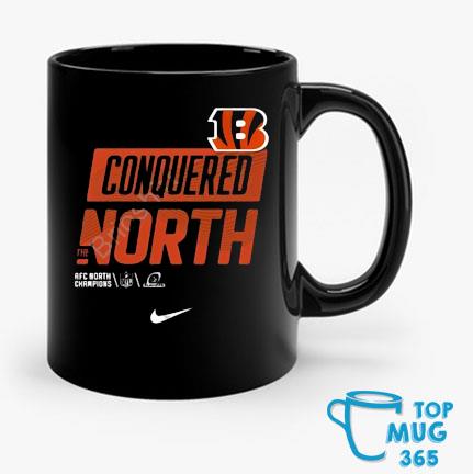 Conquered the north afc north champions bengals shirt, hoodie, sweater,  long sleeve and tank top