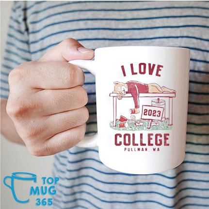 WS I Love College Pullman WA 2023 Mug Mug trang