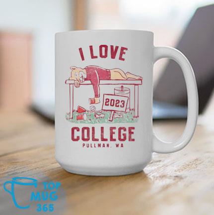 WS I Love College Pullman WA 2023 Mug