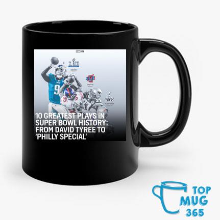 10 Greatest Plays In Super Bowl History From David Tyree To Philly Special Mug Mug den