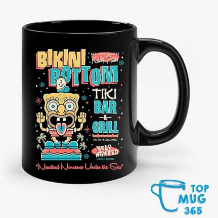 Bikini Bottom Tiki Bar And Grill Mug hoodie sweater long sleeve