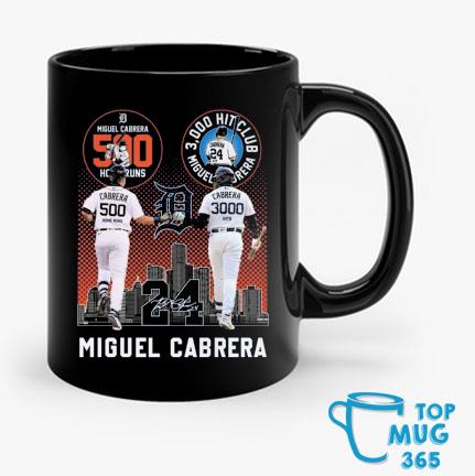 Number 24 Miguel Cabrera 500 Home Runs 3000 Hits Club Signature Shirt,  hoodie, longsleeve, sweater