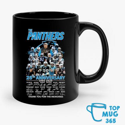 The Carolina Panthers 25th anniversary 1995 2020 thank you for the