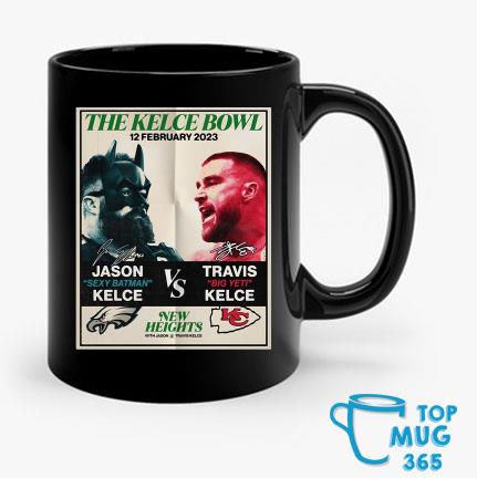 The Kelce Bowl Jason Kelce and Travis Kelce sexy batman vs big