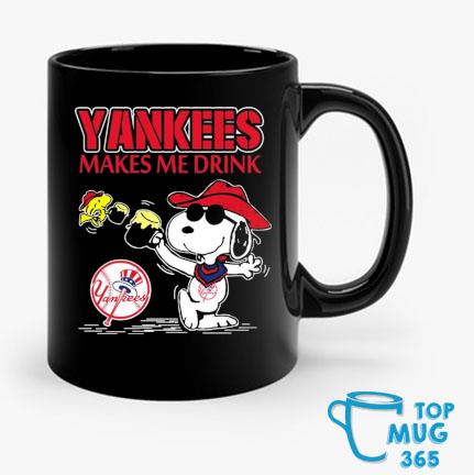 Snoopy And Woodstock New York Yankees Makes Me Drinks Shirt, hoodie,  sweater, long sleeve and tank top