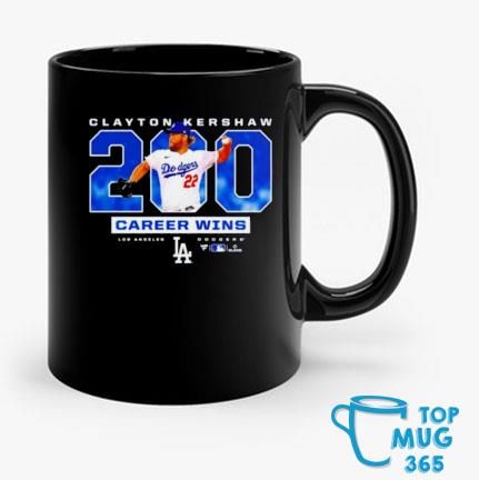 Clayton Kershaw 200 Career Wins Shirt, hoodie, sweater, long