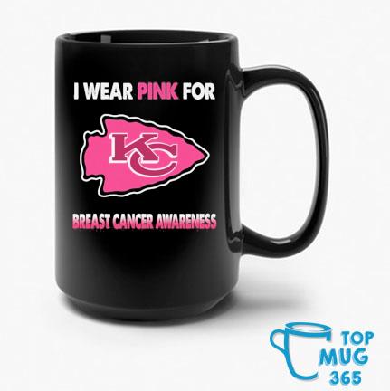 Kansas City Chiefs I wear pink for breast cancer awareness shirt, hoodie,  sweater, long sleeve and tank top